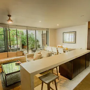 Apartamento Ideal 4 Groups Aldeazama 2br 10pax Apt Papaya Playa, Tulum